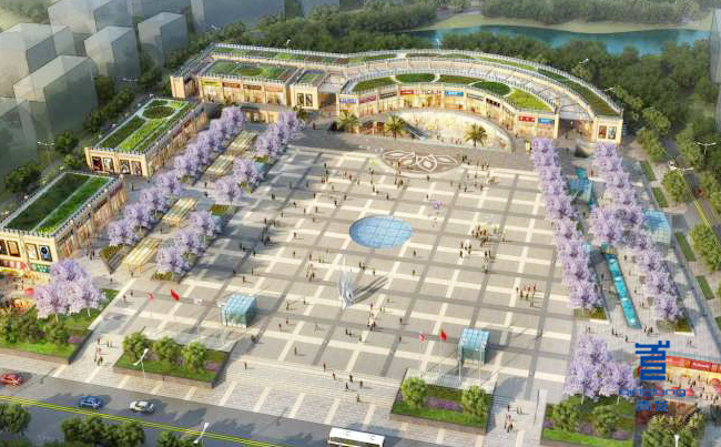 貴港平南中心商業(yè)廣場采用青龍防水材料 貴港·平南中心商業(yè)廣場(圖1)