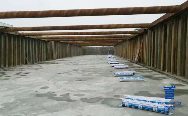 綜合管廊防水施工現場 防水卷材