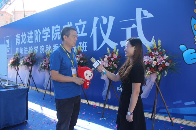 董事長宋敦清接受慧聰網(wǎng)記者采訪 防水材料