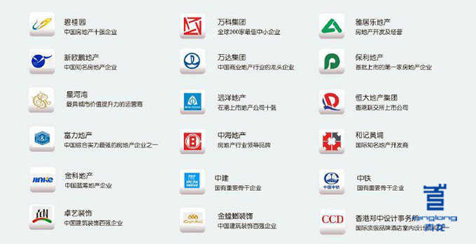 青龍防水部分戰(zhàn)略合作伙伴 涂料廠家