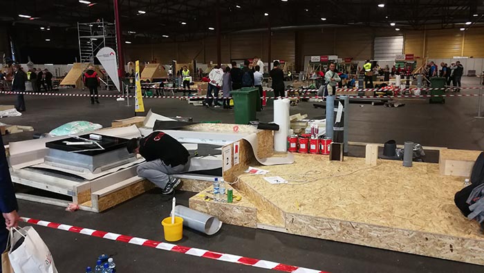 比賽現(xiàn)場(chǎng) 防水材料