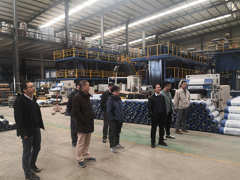 廣西民族大學化學化工學院深入青龍進行校企合作考察 防水材料