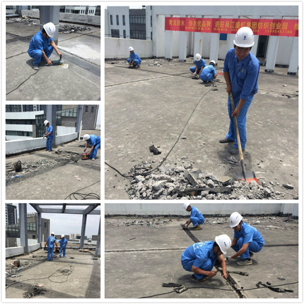 青龍代理商進(jìn)駐吳江盛虹紡織創(chuàng)業(yè)園維修工程 江蘇防水