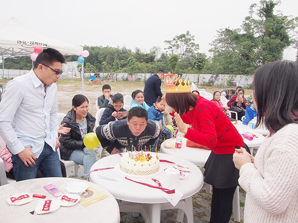 青龍公司南寧防水分公司生日Party 南寧防水